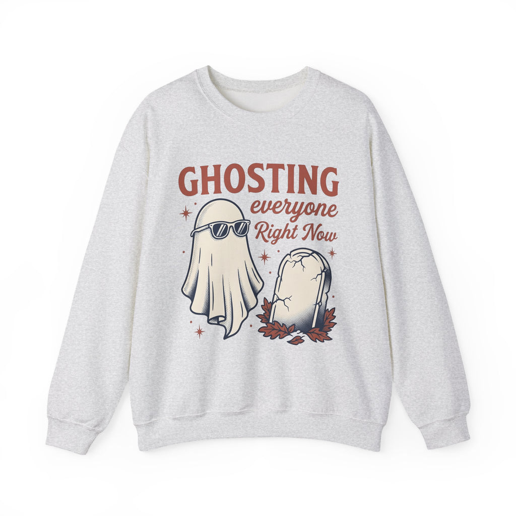 Apparition Eyewear Sweatshirt Halloween Fun Gift Women Rustic Sweatshirt Glasses Sweatshirt Horror Fan Spectacles Sweatshirt Amusement Graphic Traditional