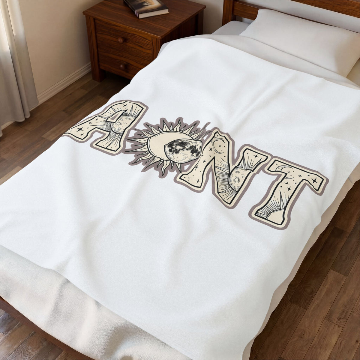 Sunshine Moonlight Star Blanket Moms Zodiac Gift Women Tribal Blanket Celestial Blanket Motherhood Enthusiast Ethnic Blanket Astrology Graphic
