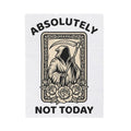 Death Skull Blanket Gothic Joke Gift Women Retro Blanket Skull Blanket Goth Fan Vintage Blanket Pun Graphic Dark Flowers Blanket