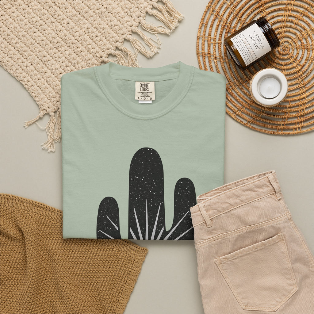 Prickly Pear Drawing T-Shirt Cowgirl Cowboy Gear Gift Women Tribal T-Shirt Cactus T-Shirt Rodeo Fan Western T-Shirt Cowboy Graphic Old School