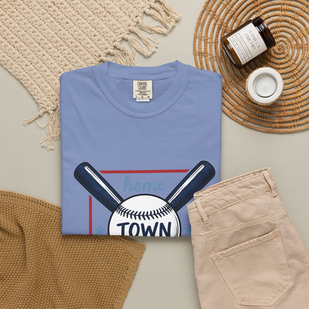 Baseball Graphic T-Shirt America/4th Of July Sports Gift Women Vintage T-Shirt Baseball T-Shirt Patriot Fan Distressed T-Shirt Athletic Graphic