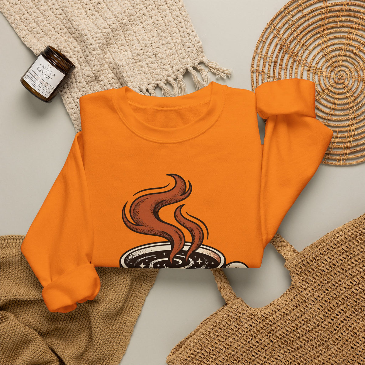 Coffee Sweatshirt Sweatshirt Boho Chic Espresso Gift Women Retro Sweatshirt Sweatshirt Sweatshirt Bohemian Fan Vintage Sweatshirt Coffee Graphic Sketch Sparkles Sweatshirt