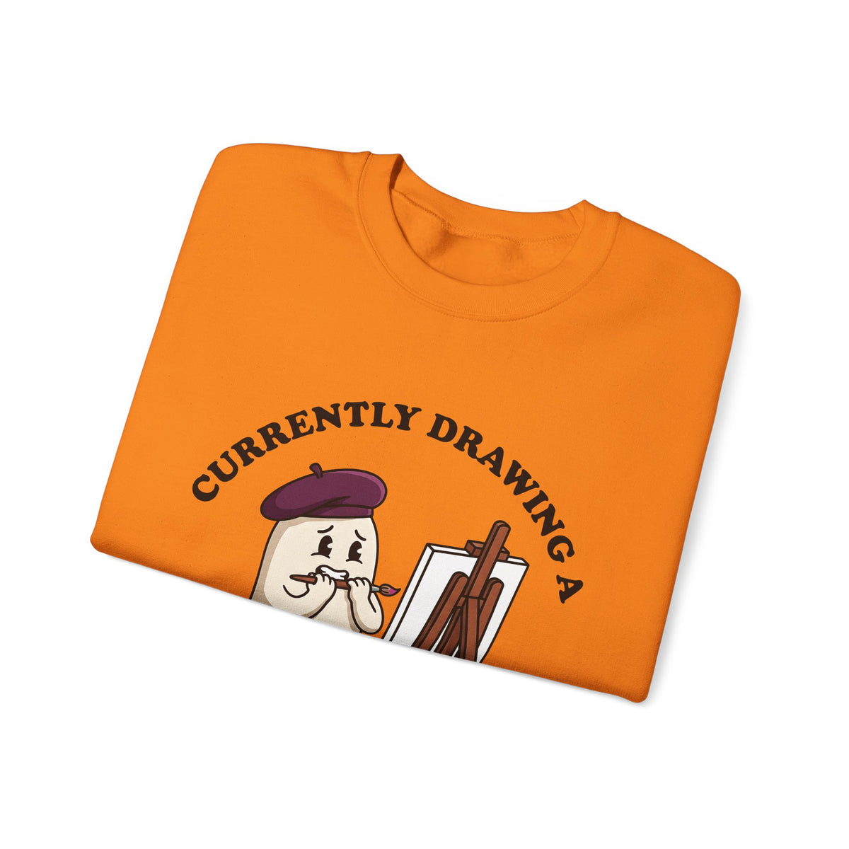 Apparition Illustrator Funny Gift Cartoon Ghost Artist Humor Fan Comic Visual Sweatshirt