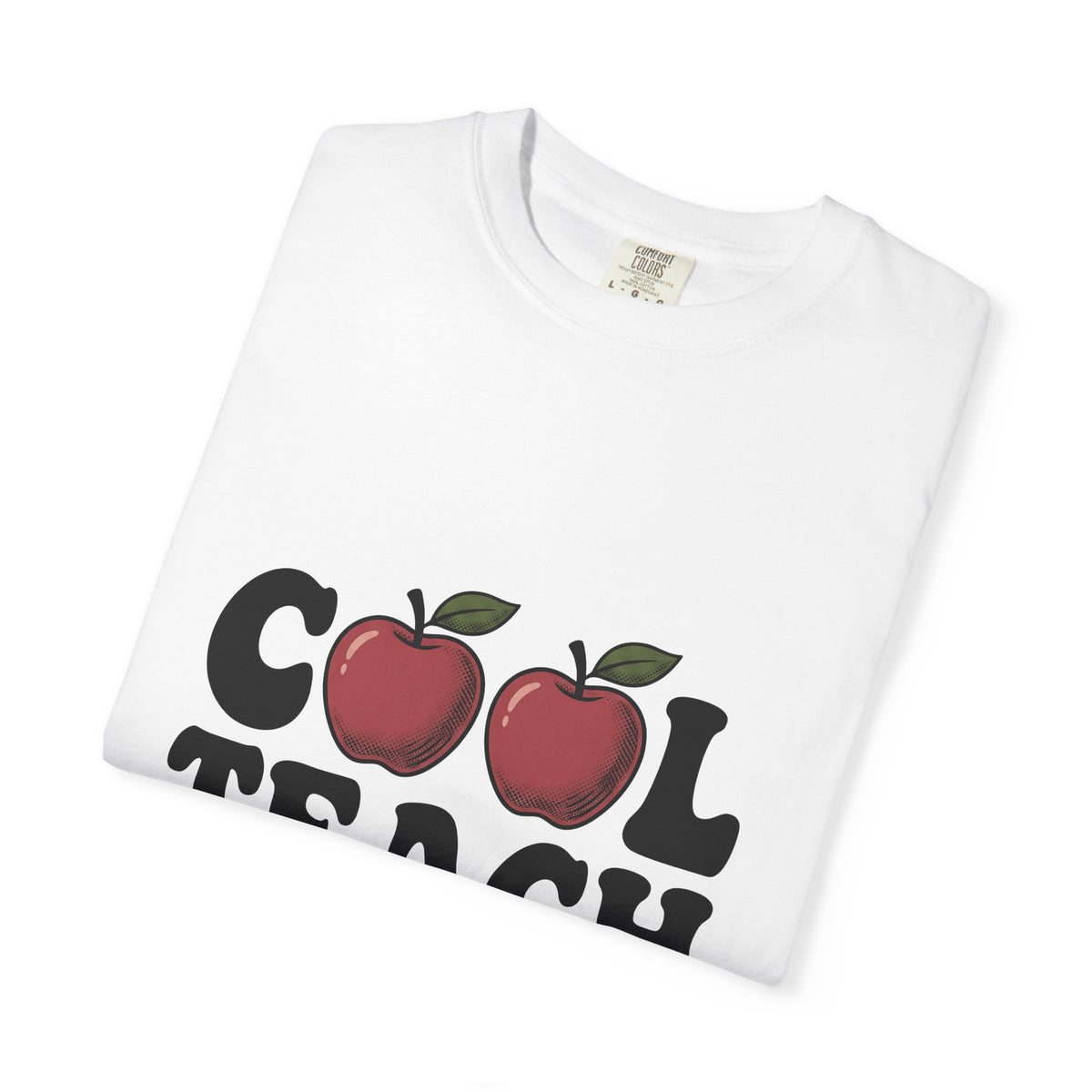 Apple Illustration T-Shirt Teacher Gratitude Gift Women Retro T-Shirt Fruit T-Shirt Educator Enthusiast Vintage T-Shirt Appreciation Graphic