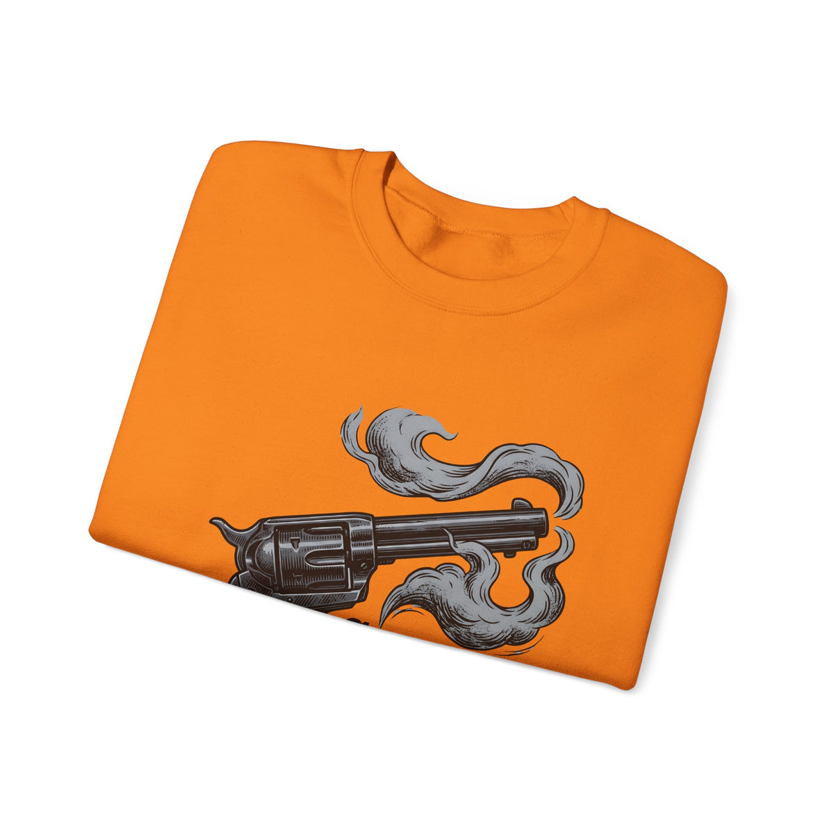Revolver Gun Sweatshirt Cowgirl Western Gift Women Vintage Sweatshirt Handgun Sweatshirt Rodeo Fan Retro Sweatshirt Cowboy Graphic Hand Drawn Smoke Sweatshirt