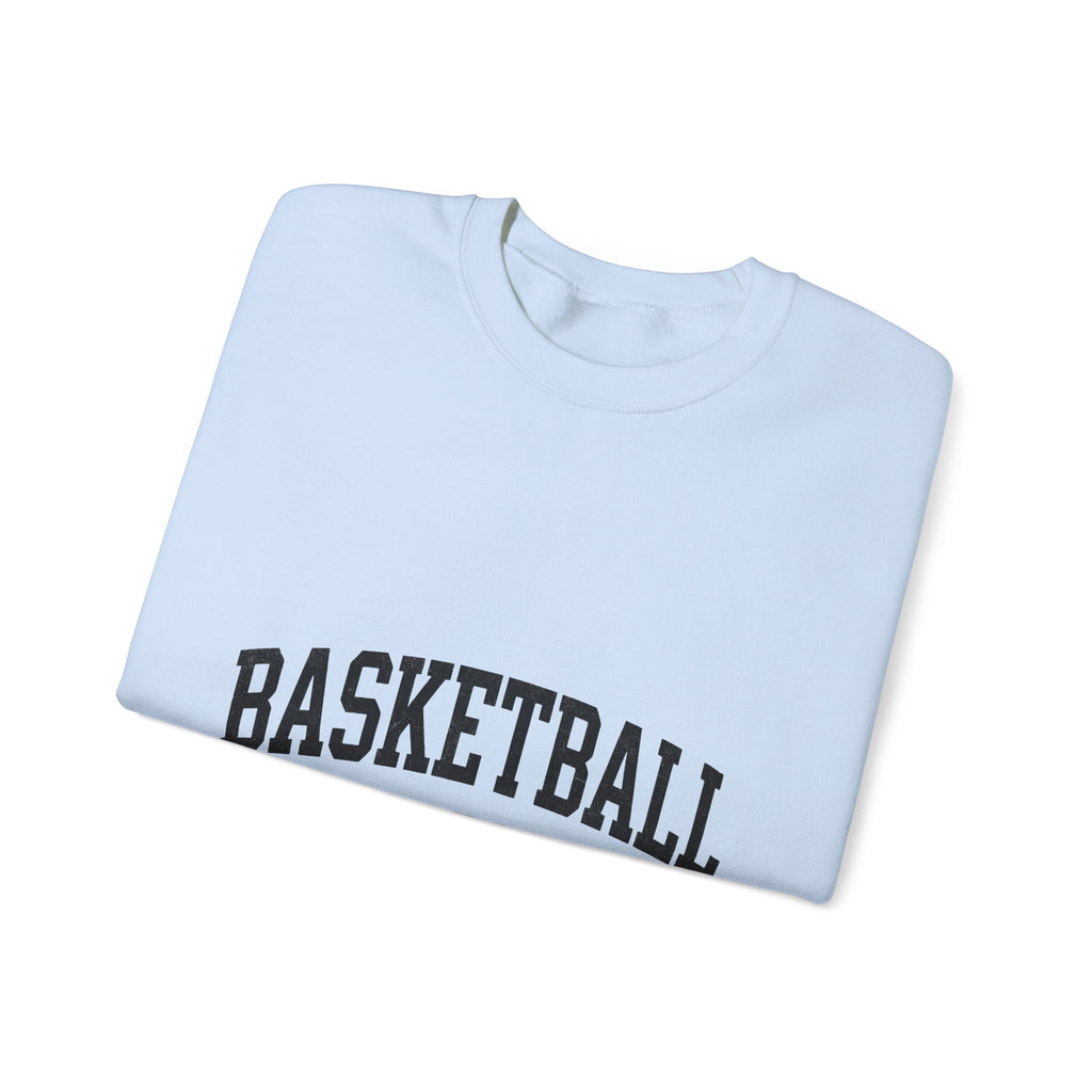 Team Text Sweatshirt Moms Basketball Accessories Gift Women Hand Drawn Sweatshirt Group Message Sweatshirt Mom Fan Handdrawn Sweatshirt Basketball Graphic Old