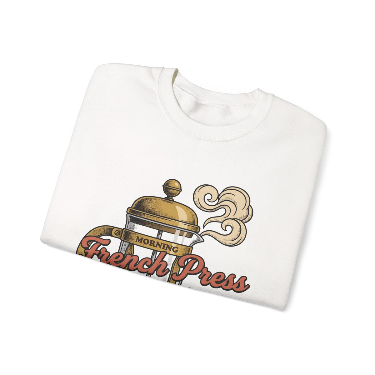 French Press Coffee Sweatshirt Coffee Cuisine Gift Women Hand Drawn Sweatshirt Cafetiere Sweatshirt Coffee Fan Coffee Bean Illustration Graphic Line Art