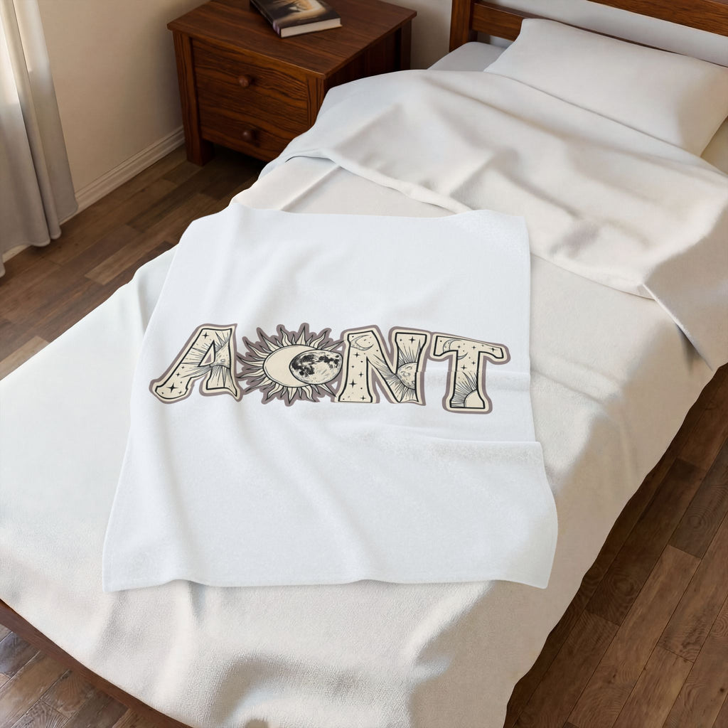 Sunshine Moonlight Star Blanket Moms Zodiac Gift Women Tribal Blanket Celestial Blanket Motherhood Enthusiast Ethnic Blanket Astrology Graphic