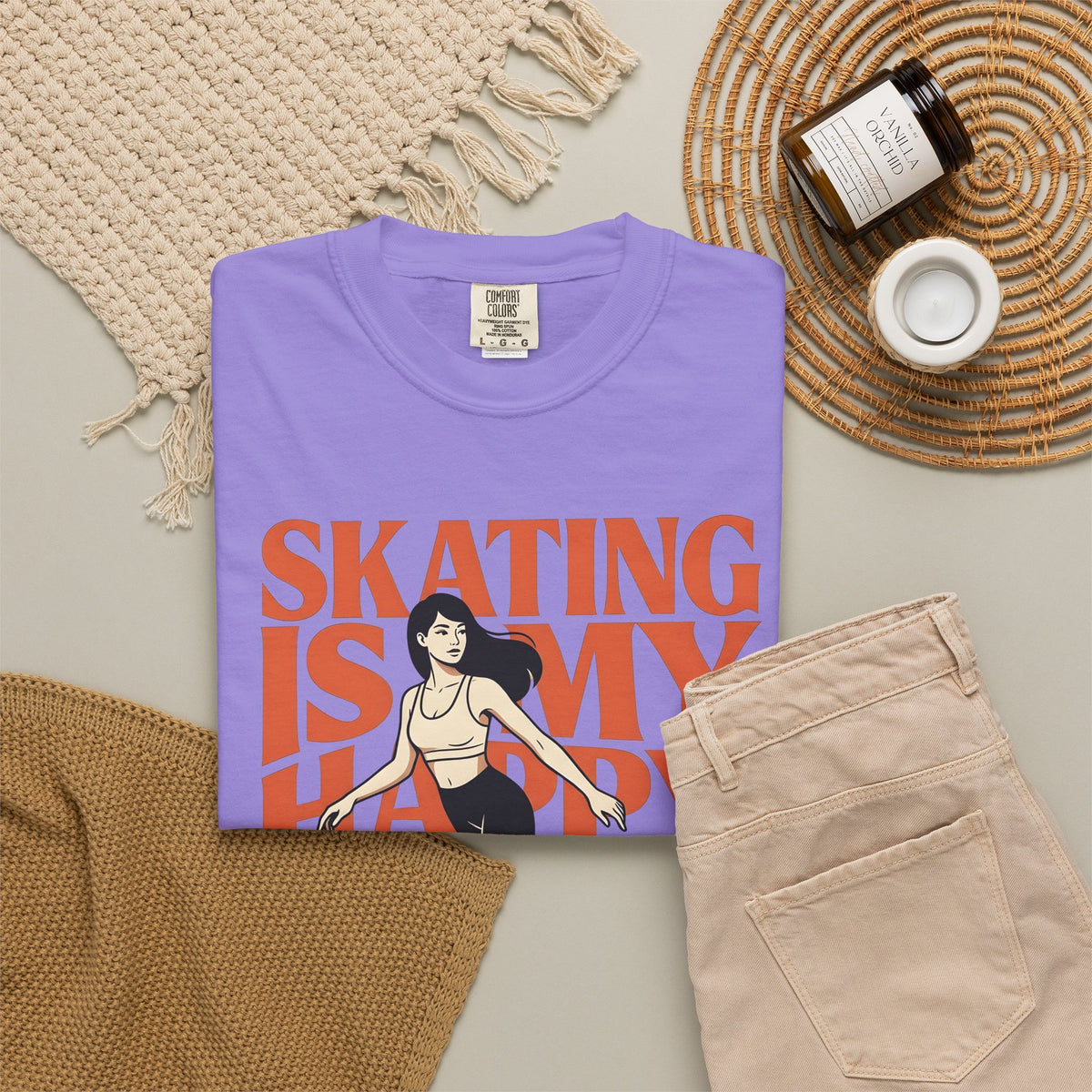 Roller Skater T-Shirt Sports Fitness Gift Women Bold Graphic T-Shirt Sk8er T-Shirt Athlete Enthusiast Graphic Design Gym Graphic Vintage Retro