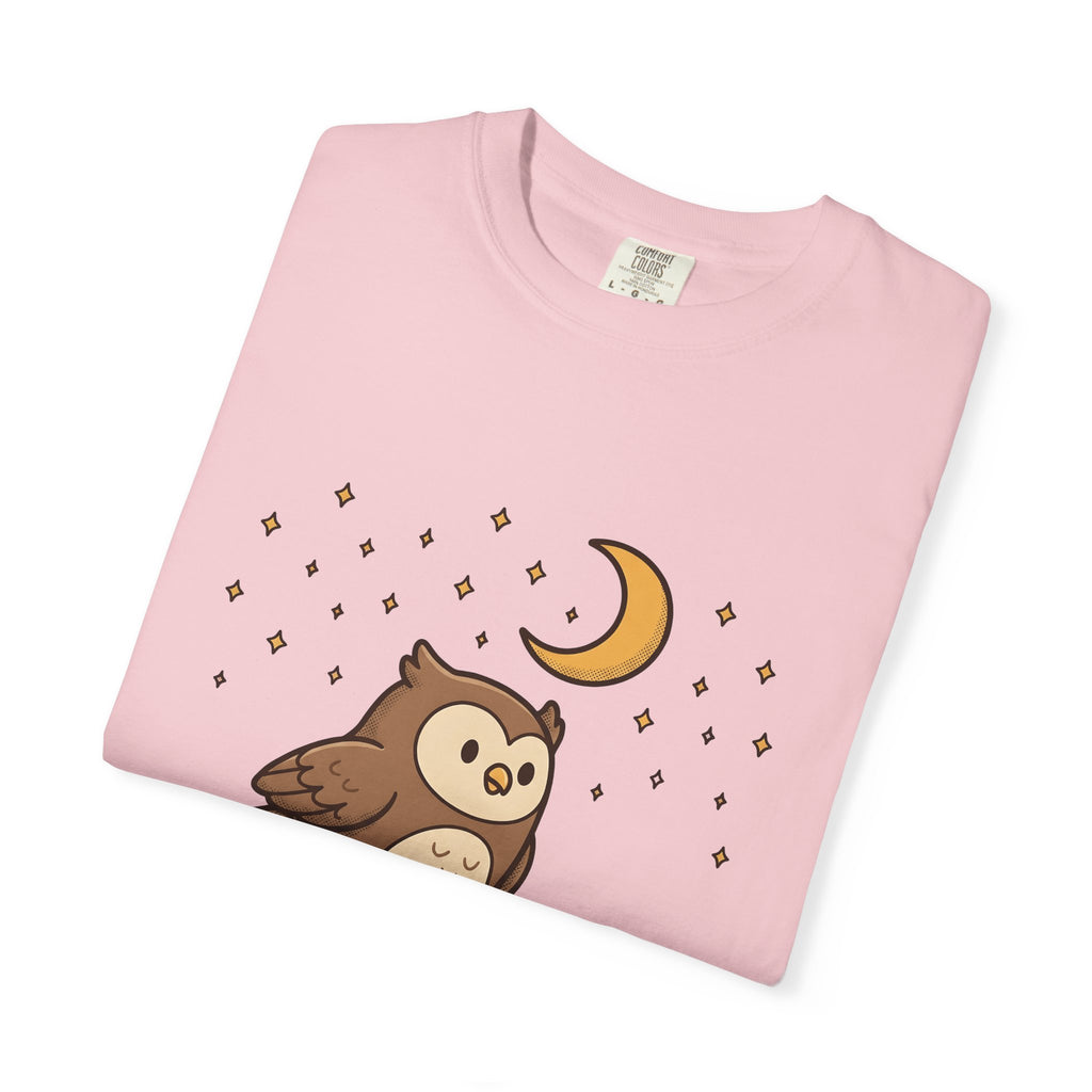 Owl Skating Shoes T-Shirt Sports Creatures Gift Women Kawaii T-Shirt Roller Skates T-Shirt Athlete Fan Animal Graphic T-Shirt Classic Music Player