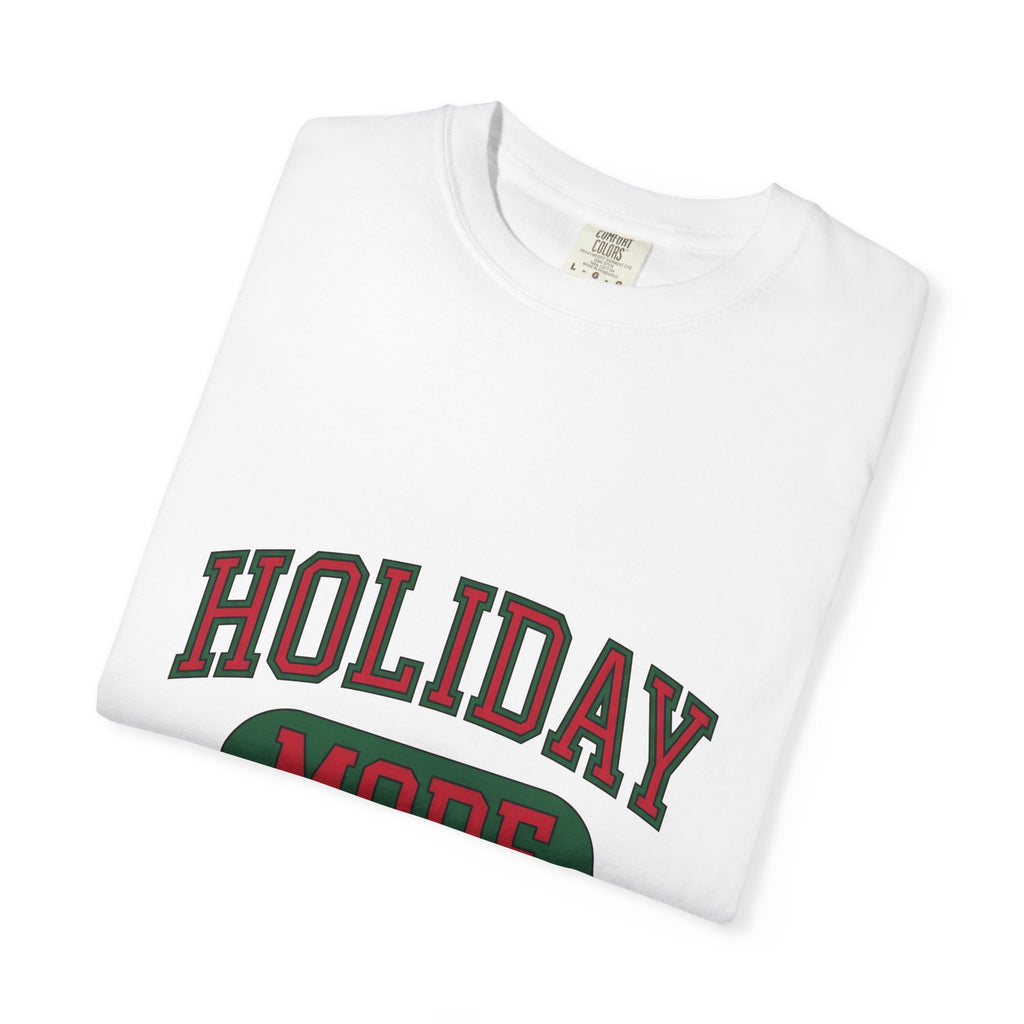 Bold College Font Holiday Christmas Decor Gift Merry Typography Christmas Fan Festive Christmas T-Shirt