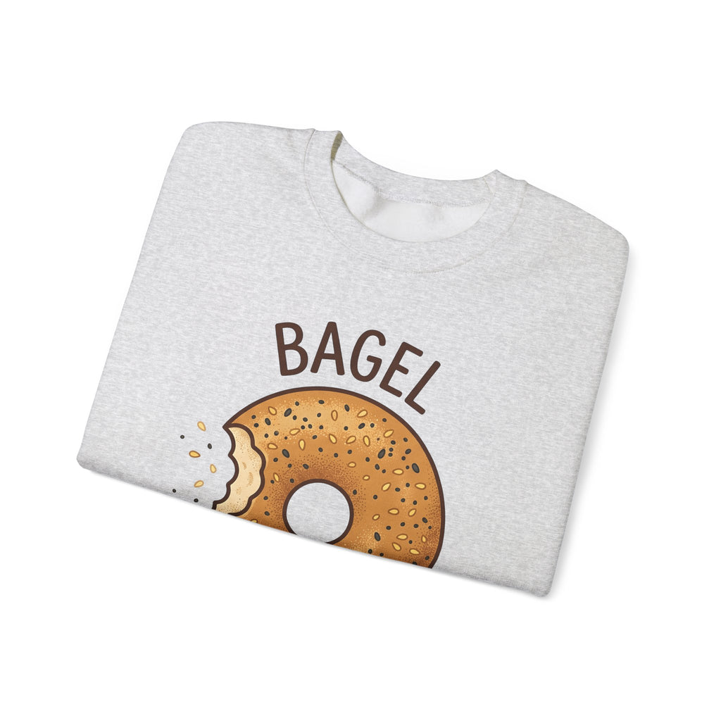 Bagel Desserts Morning Gift Doodle Bagel Pastry Fan Hand Drawn Breakfast Old School Sweatshirt