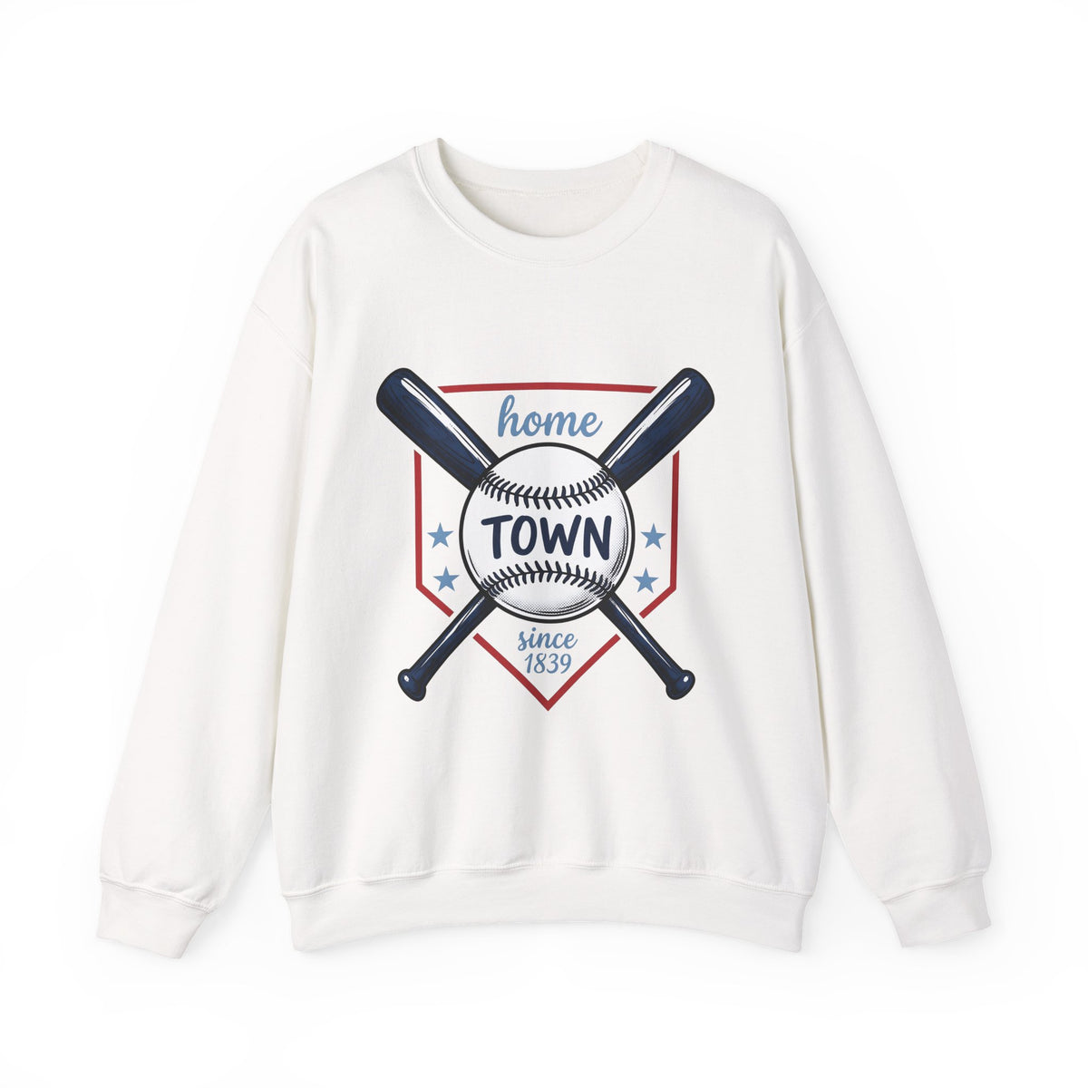 Baseball Graphic Sweatshirt America/4th Of July Sports Gift Women Vintage Sweatshirt Baseball Sweatshirt Patriot Fan Distressed Sweatshirt Athletic Graphic