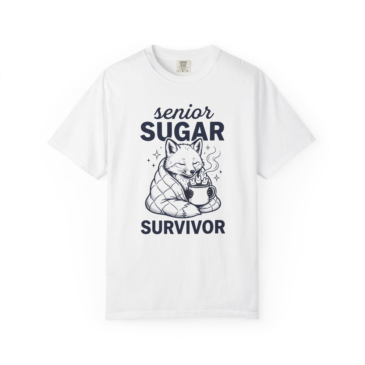 Fox T-Shirt T-Shirt Easter Animal Gift Women Hand Drawn T-Shirt T-Shirt T-Shirt Easter Fan Coffee T-Shirt T-Shirt Creature Graphic Vintage Marshmallow Bunny