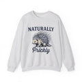 Porcupine Sweatshirt Animal Pun Humor Gift Women Hand Drawn Sweatshirt Hedgehog Sweatshirt Pun Fan Hand Drawn Sweatshirt Funny Graphic Vintage Quills Sweatshirt