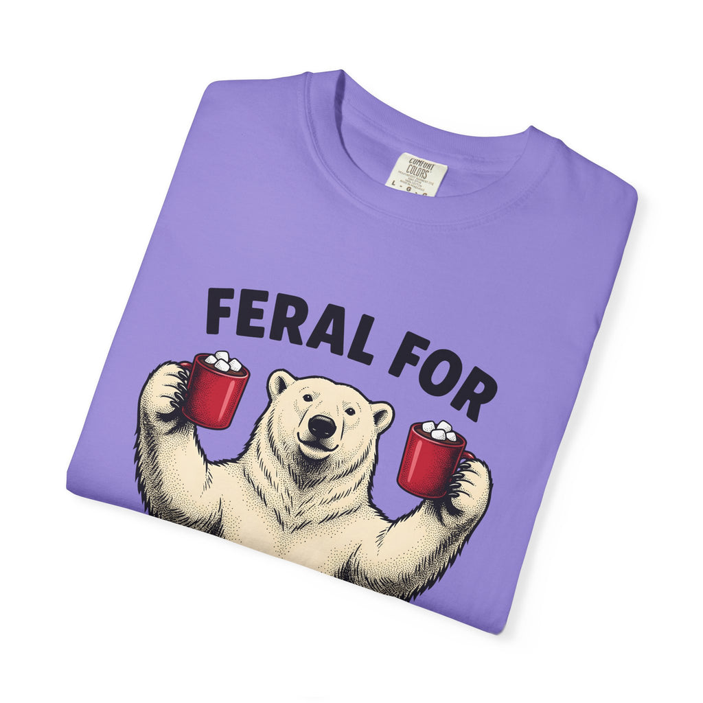 White Bear Holiday Frost Gift Rustic Polar Bear Christmas Fan Winter Cartoon Tea Mug T-Shirt