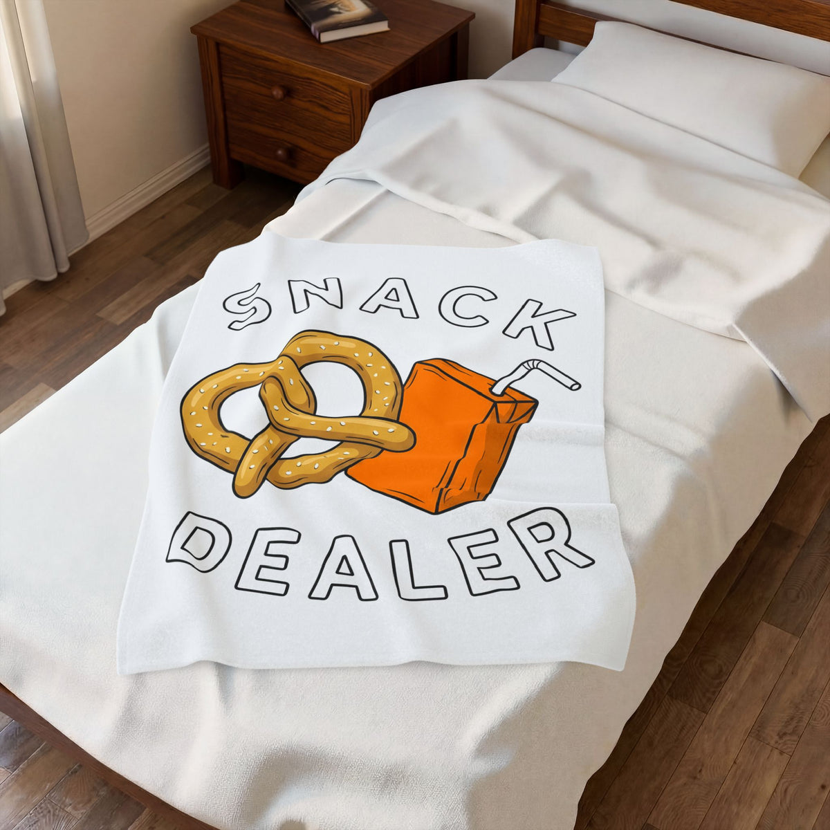 Twisted Pretzel Juice Blanket Moms Comedy Gift Women Doodle Blanket Pretzel Drink Blanket Mom Fan Cartoon Blanket Humor Graphic Classic Treat