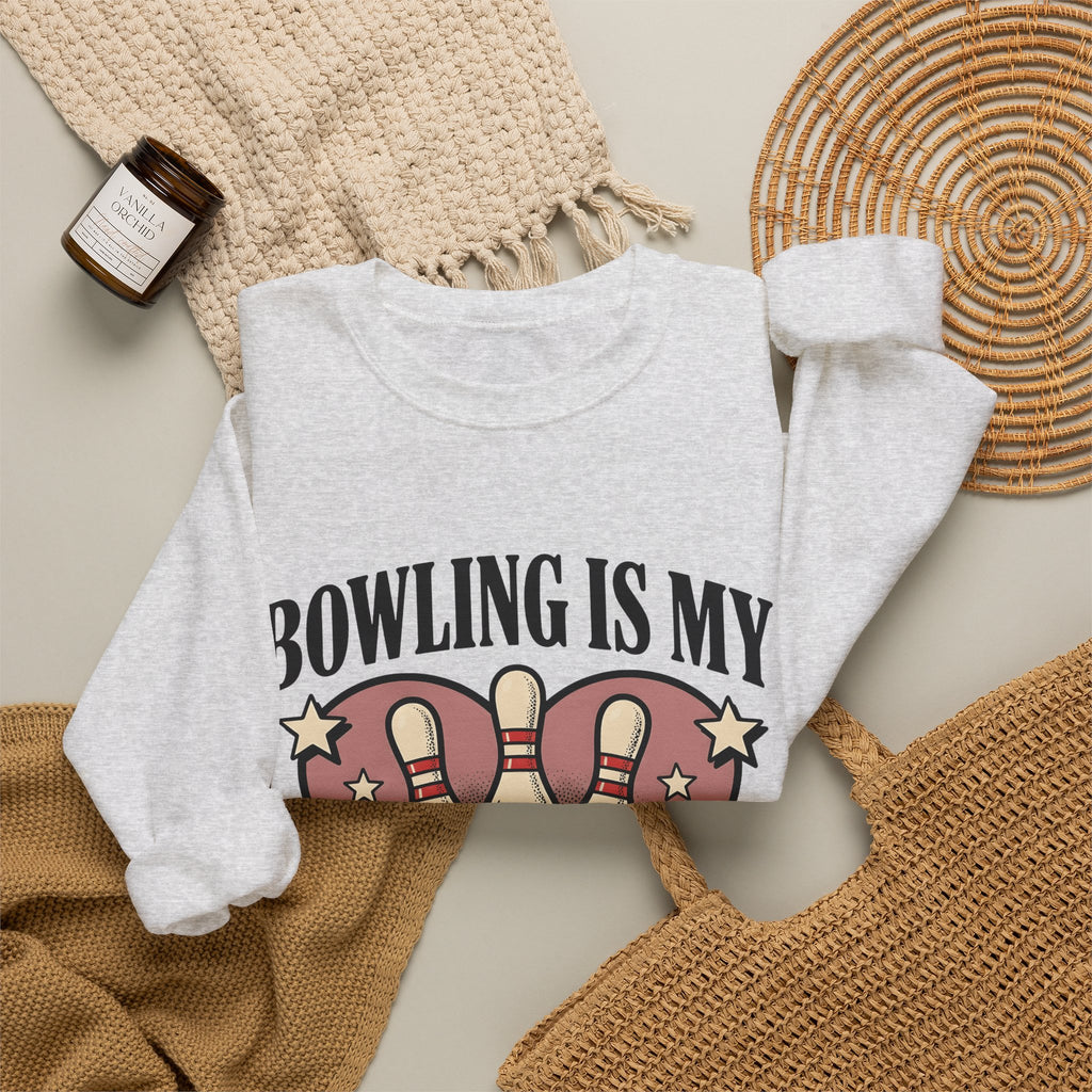 Bowling Pins Ball Sweatshirt Bowling Humor Gift Women Vintage Sweatshirt Bowling Ball Sweatshirt Bowler Fan Distressed Sweatshirt Funny Graphic Retro Heart