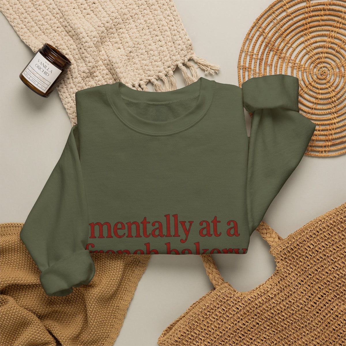Croissant Drawing Sweatshirt Desserts Snack Gift Women Line Art Sweatshirt Pastry Sweatshirt Dessert Fan Minimalist Sweatshirt Munchie Graphic Hand Drawn Baked