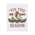 Skating Boots Blanket Christmas Frost Gift Women Doodle Blanket Ice Skates Blanket Christmas Fan Ice Skate Blanket Frosty Graphic Illustration