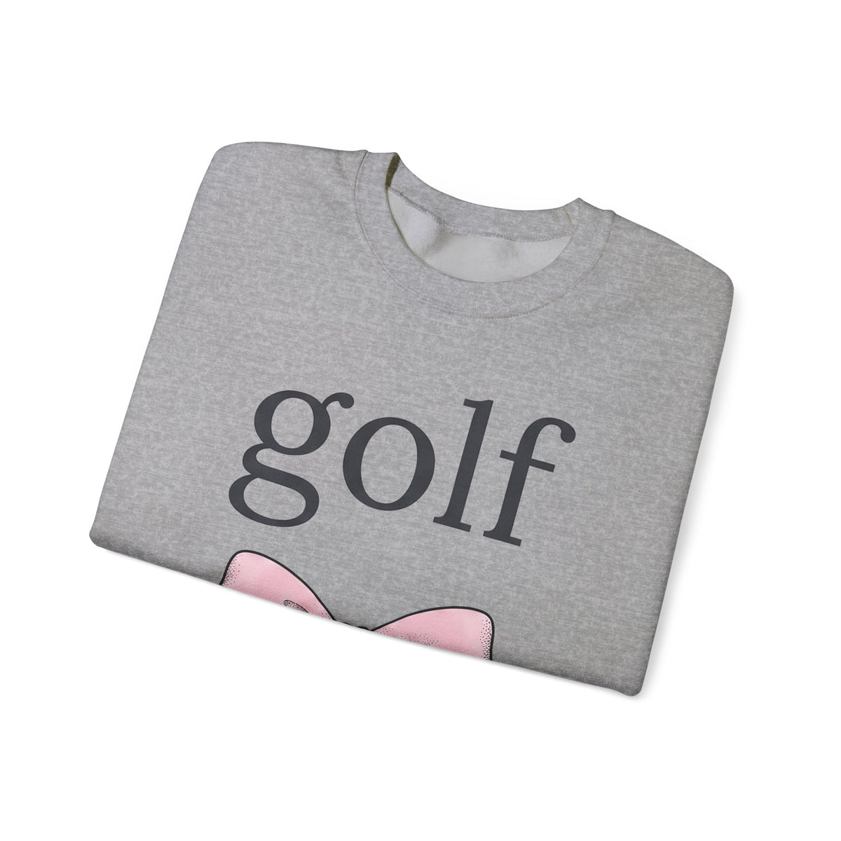 Magenta Bow Sweatshirt Golf Vibe Gift Women Contemporary Sweatshirt Bow Tie Sweatshirt Golfer Fan Modern Sweatshirt Atmosphere Graphic Doodle Strip Sweatshirt