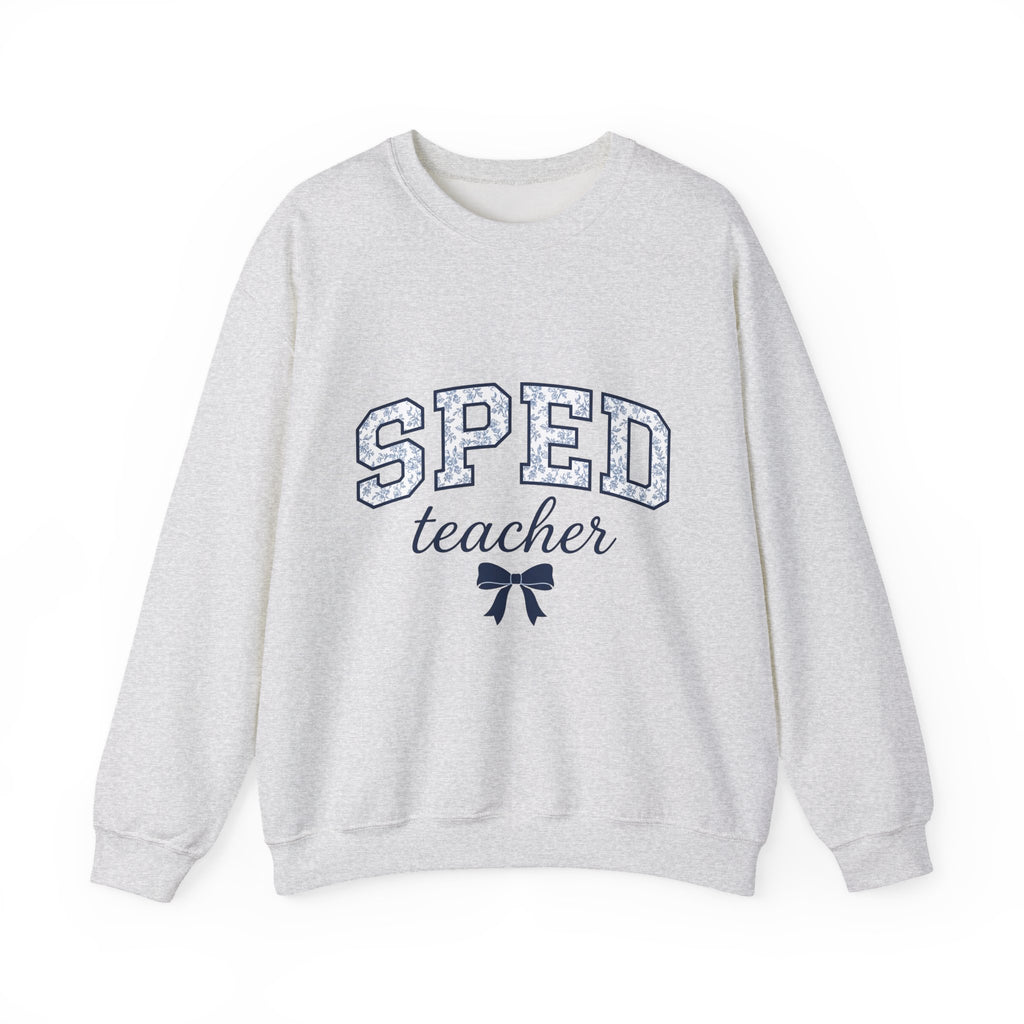 Floral Letterman Letters Sweatshirt Teacher Recognition Gift Women Athletic Sweatshirt Varsity Letter Sweatshirt Educator Enthusiast Sporty Sweatshirt