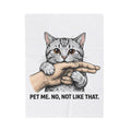 Tabby Cat Cat Humor Gift Hand Drawn Kitty T Blanket