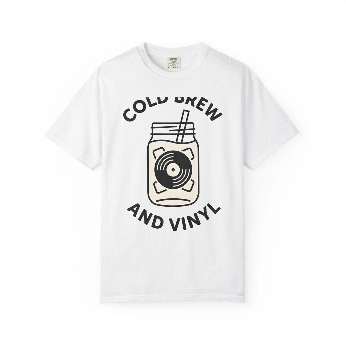 Glass Jar Coffee T-Shirt Coffee Instrument Gift Women Simple T-Shirt Coffee Bean T-Shirt Coffee Fan Minimalist T-Shirt Guitar Graphic Vintage Music