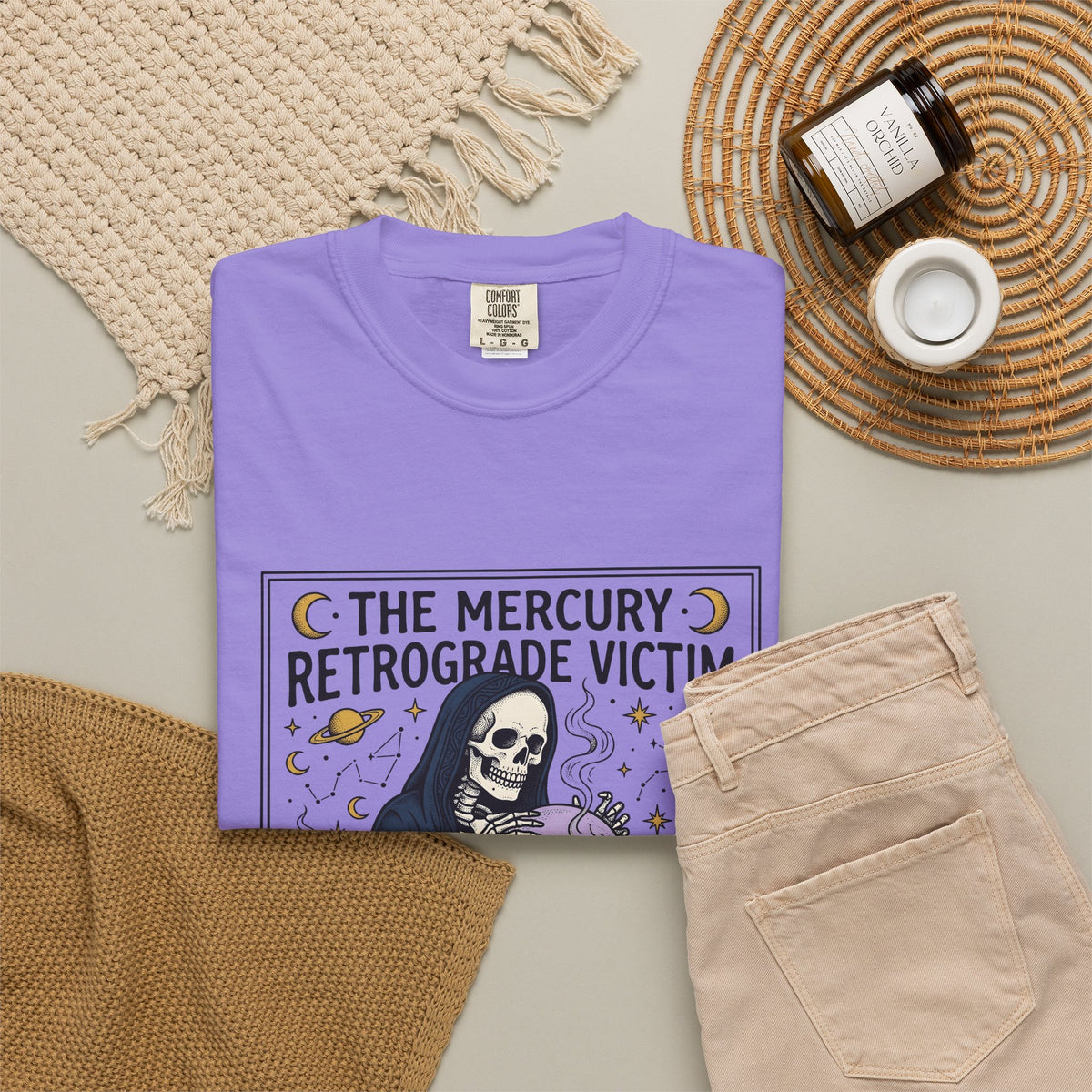 Bony Seer T-Shirt Boho Chic Zodiac Gift Women Witchy T-Shirt Oracle T-Shirt Bohemian Fan Mystical T-Shirt Astrology Graphic Hand Drawn Card Deck