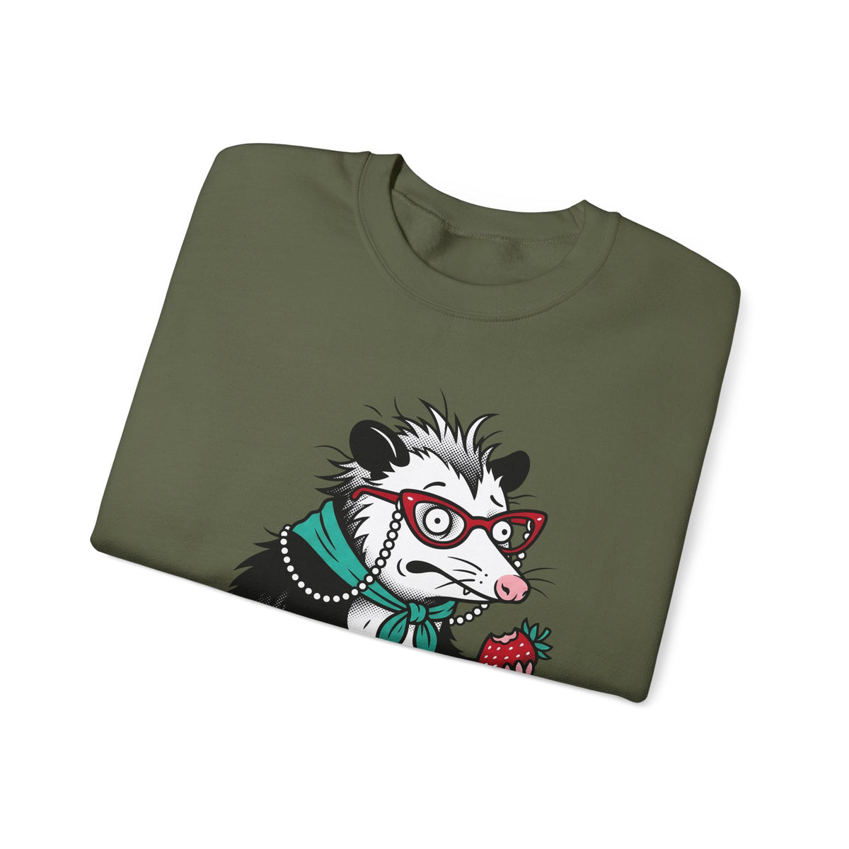 Opossum Possum Wildlife Gift Comic Possum Opossum Fan Opossum Wildlife Sweatshirt