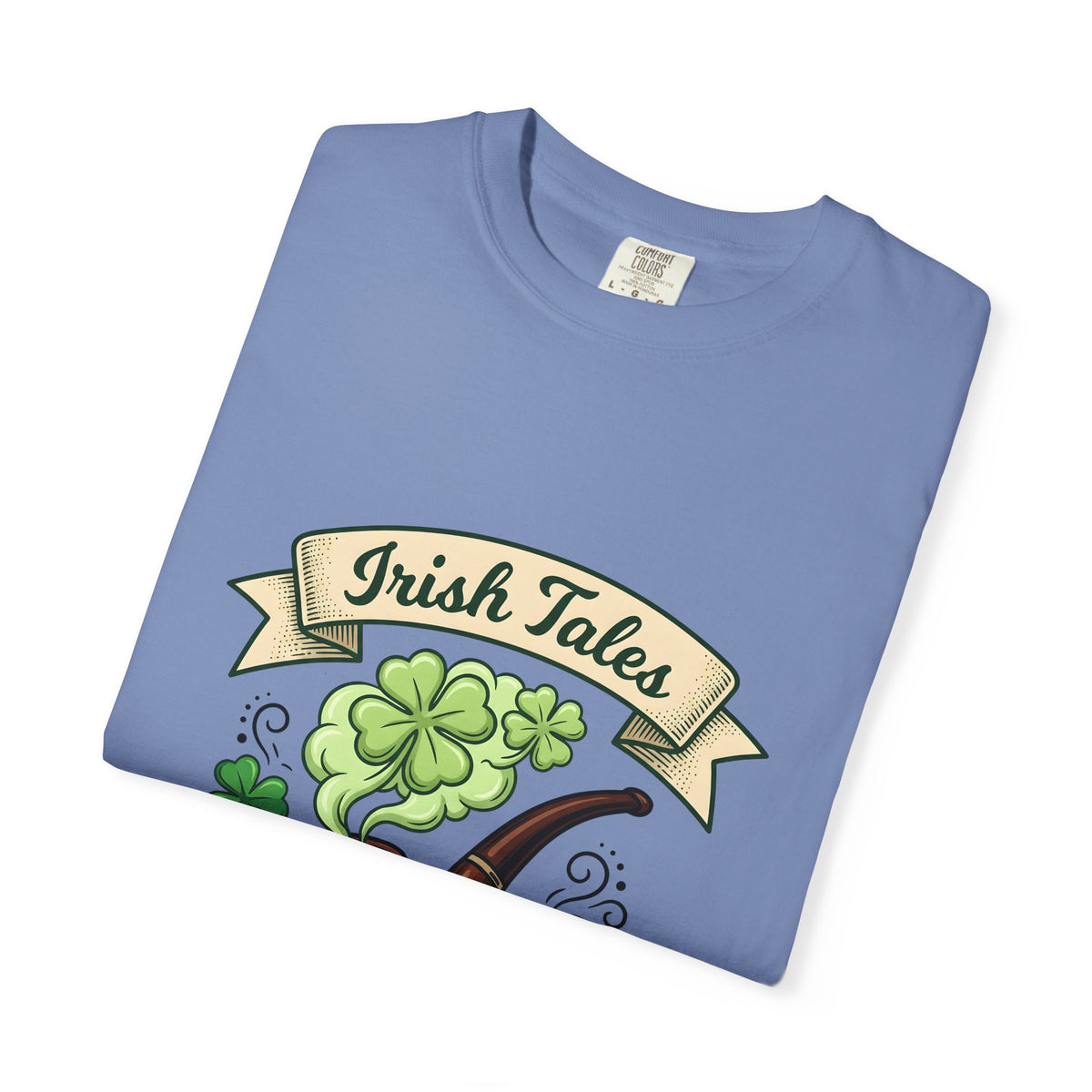 Pipe Clover T-Shirt St Patrick's Day Gaelic Gift Women Animated T-Shirt Shamrock T-Shirt Irish Fan Cartoon T-Shirt Celtic Graphic Classic Lucky