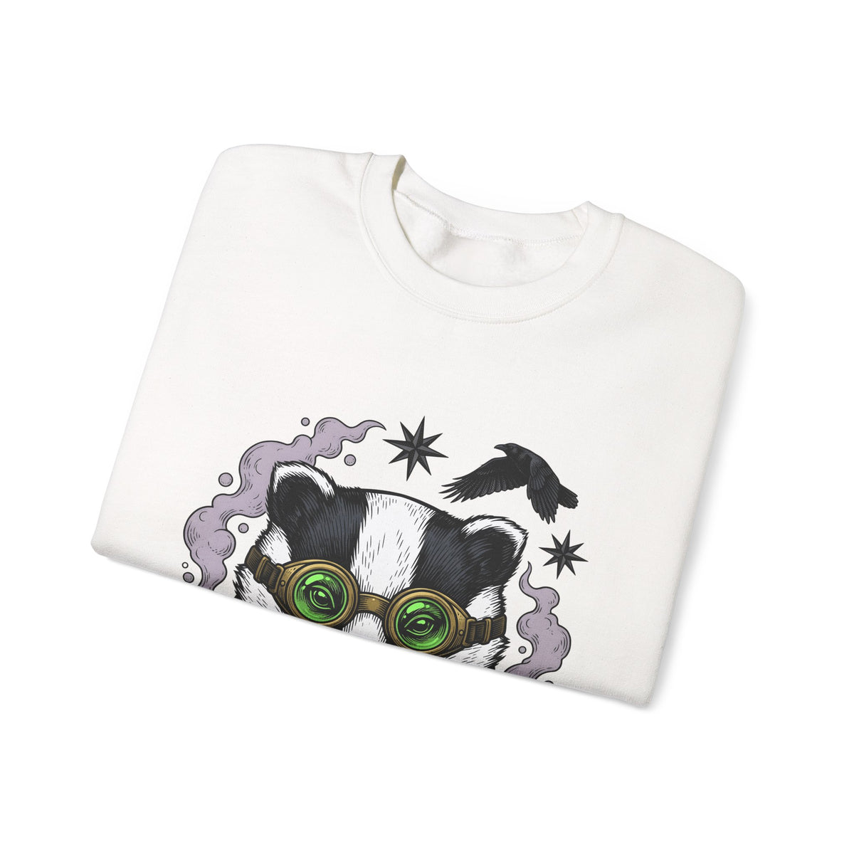 Badger Eyewear Halloween Creatures Gift Mysterious Glasses Horror Fan Spectacles Creature Classic Sweatshirt