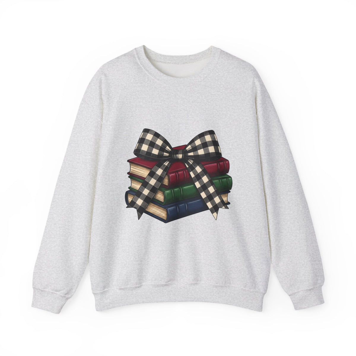 Stacked Textbooks Sweatshirt Teachers Education Gift Women Rustic Sweatshirt Stacks Sweatshirt Educator Enthusiast Vintage Sweatshirt Learning Graphic Outline