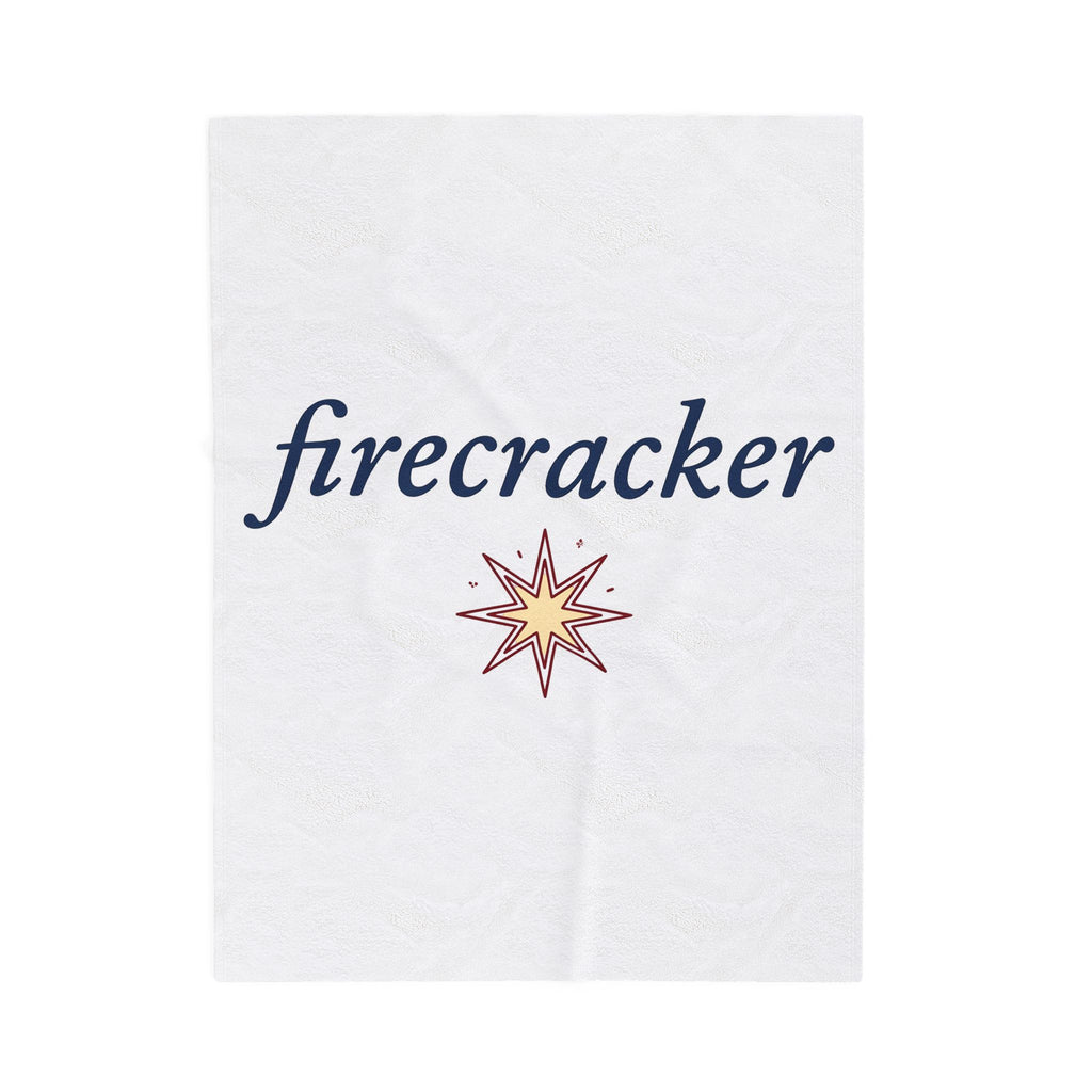 Star Burst Holiday Patriotic Gift Playful Explosion Christmas Fan Firework Minimalist Spark Blanket