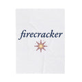 Star Burst Holiday Patriotic Gift Playful Explosion Christmas Fan Firework Minimalist Spark Blanket