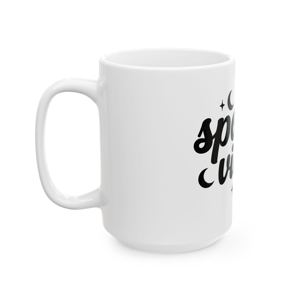 Moon Stars Image Mug Halloween Underground Gift Women Ghostly Mug Celestial Body Mug Horror Fan Spooky Mug Alternative Graphic Old