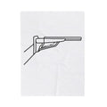 Basketball Goal Blanket Sports Athletics Gift Women Modern Blanket Hoop Blanket Athlete Enthusiast Contemporary Blanket Fitness Graphic Sketch