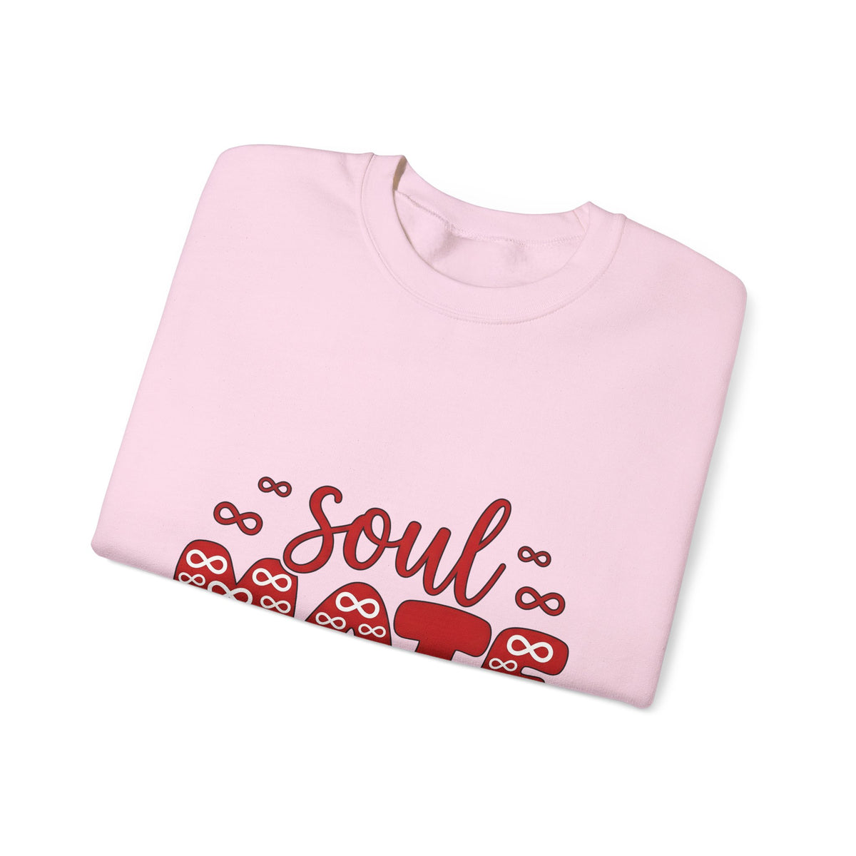 Soulmate Phrase Sweatshirt St. Valentine's Day Pairs Gift Women Cute Sweatshirt Soulmate Sweatshirt Valentine Fan Adorable Sweatshirt Couples Graphic Clean