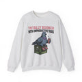Pigeon Drawing Sweatshirt Funny Wildlife Gift Women Comic Sweatshirt Dove Sweatshirt Humor Fan Cartoon Sweatshirt Animal Graphic Classic Coffee Cup Sweatshirt