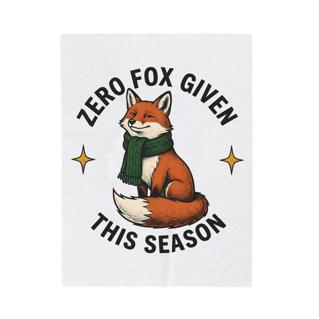 Fox Holiday Wildlife Gift Retro Fox Christmas Fan Vintage Animal Sketch Neck Wrap Blanket
