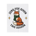 Fox Holiday Wildlife Gift Retro Fox Christmas Fan Vintage Animal Sketch Neck Wrap Blanket