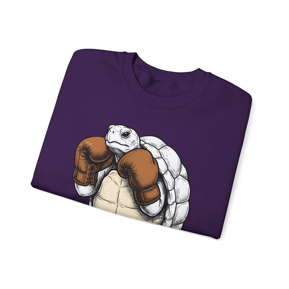 Turtle Punch Gloves Sweatshirt Sports Workout Gift Women Line Art Sweatshirt Boxing Gloves Sweatshirt Athlete Enthusiast Illustration Sweatshirt Fitness
