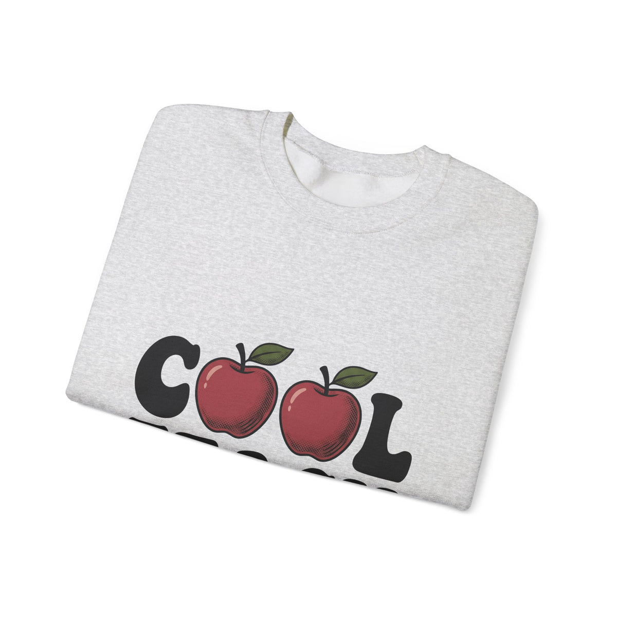 Apple Illustration Sweatshirt Teacher Gratitude Gift Women Retro Sweatshirt Fruit Sweatshirt Educator Enthusiast Vintage Sweatshirt Appreciation Graphic