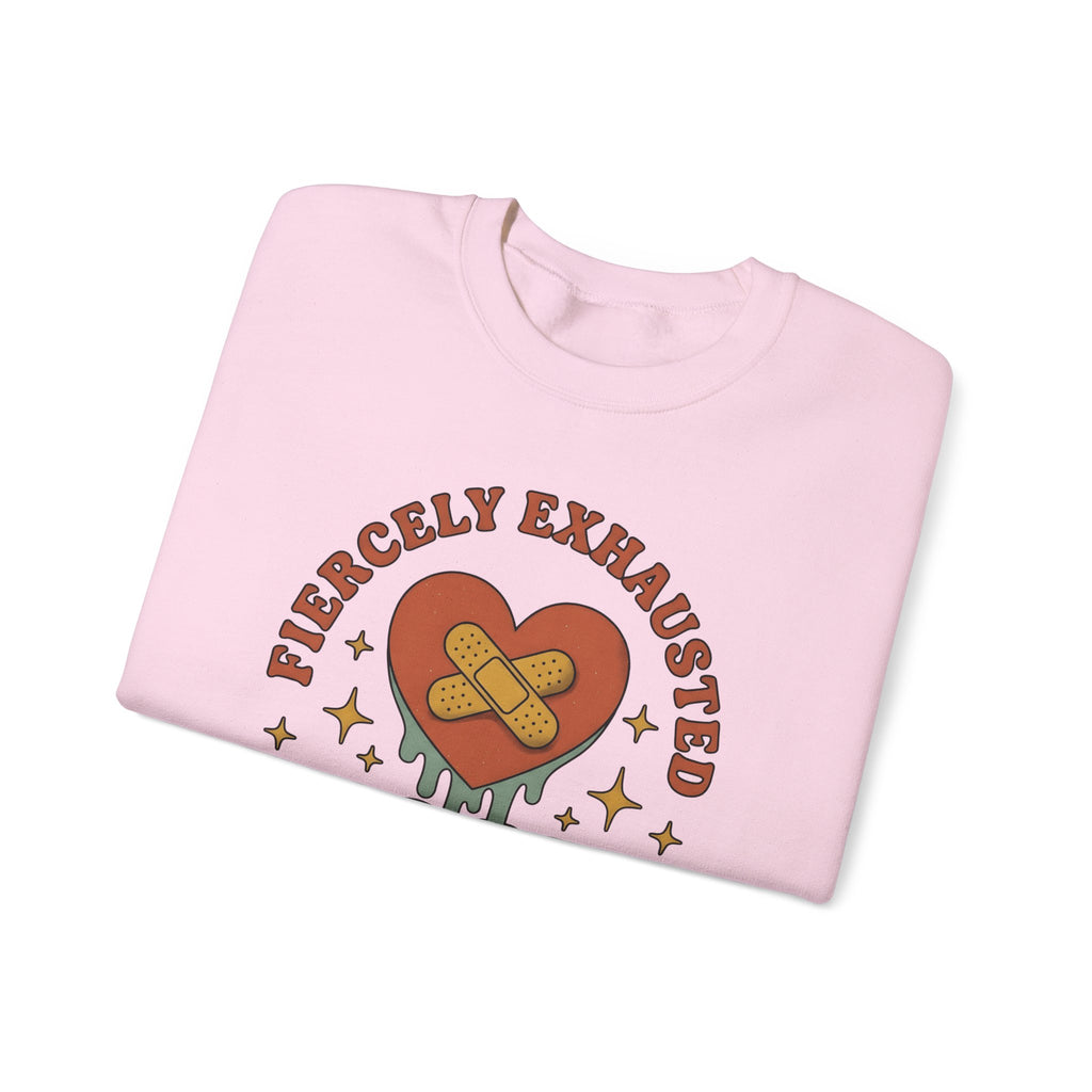 Love Patch Sweatshirt Mom Wellness Gift Women Vintage Sweatshirt Heart Patch Sweatshirt Motherhood Enthusiast Retro Sweatshirt Self Care Graphic Hand Drawn