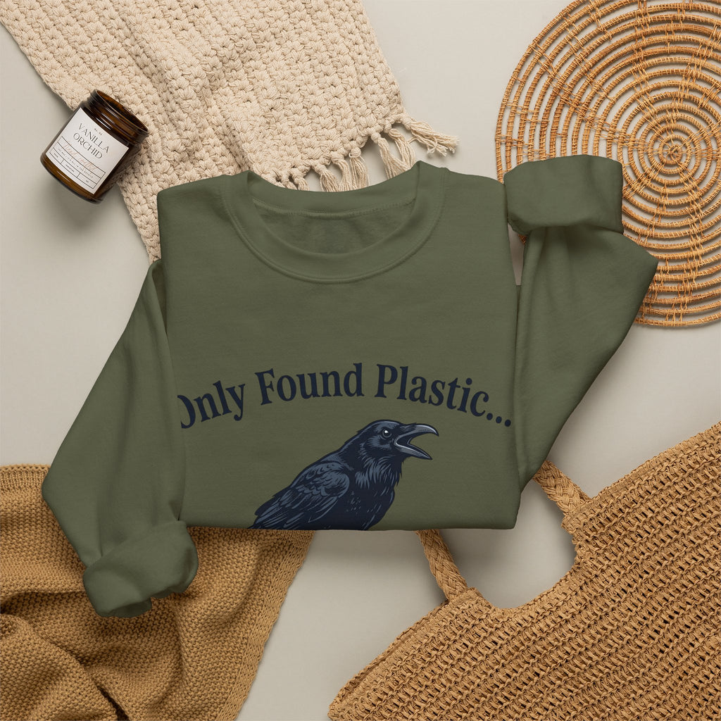 Crow Eggs Sweatshirt Easter Animal Gift Women Vintage Sweatshirt Raven Eggs Sweatshirt Easter Fan Retro Sweatshirt Creature Graphic Hand Drawn Egg Shells