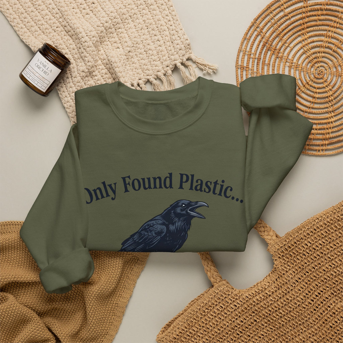 Crow Eggs Sweatshirt Easter Animal Gift Women Vintage Sweatshirt Raven Eggs Sweatshirt Easter Fan Retro Sweatshirt Creature Graphic Hand Drawn Egg Shells