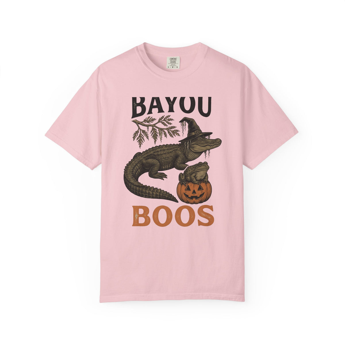 Alligator Frog Pumpkin T-Shirt Halloween Animal Gift Women Vintage T-Shirt Toad T-Shirt Horror Fan Retro T-Shirt Creature