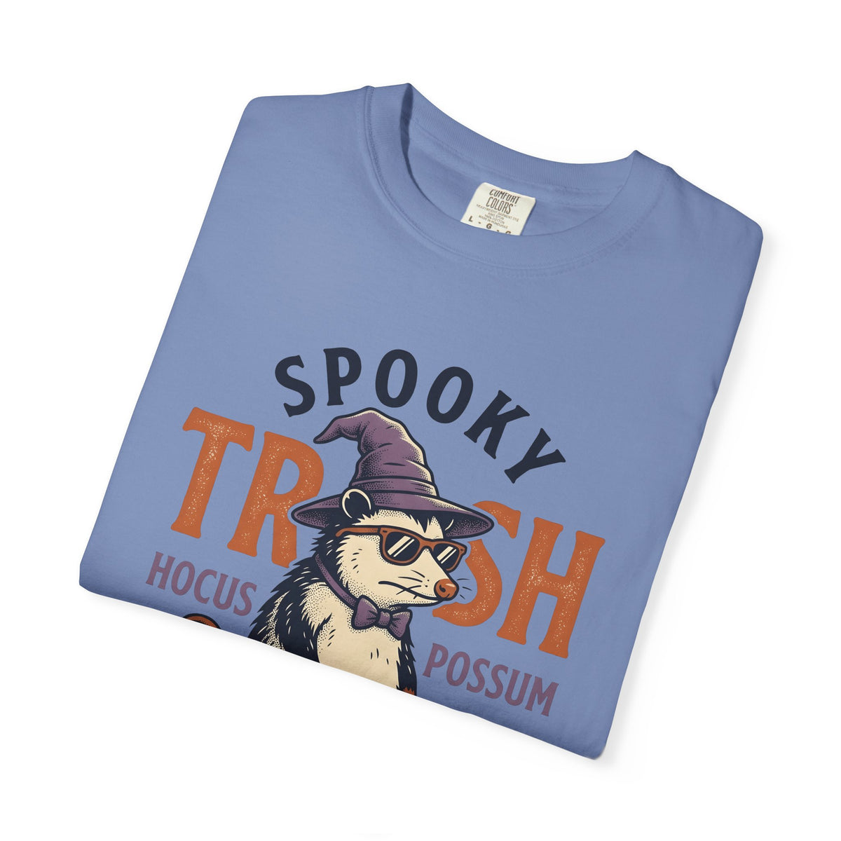 Possum Wizard Halloween Animal Gift Vintage Opossum Spooky Fan Retro Creature Hand Drawn T-Shirt