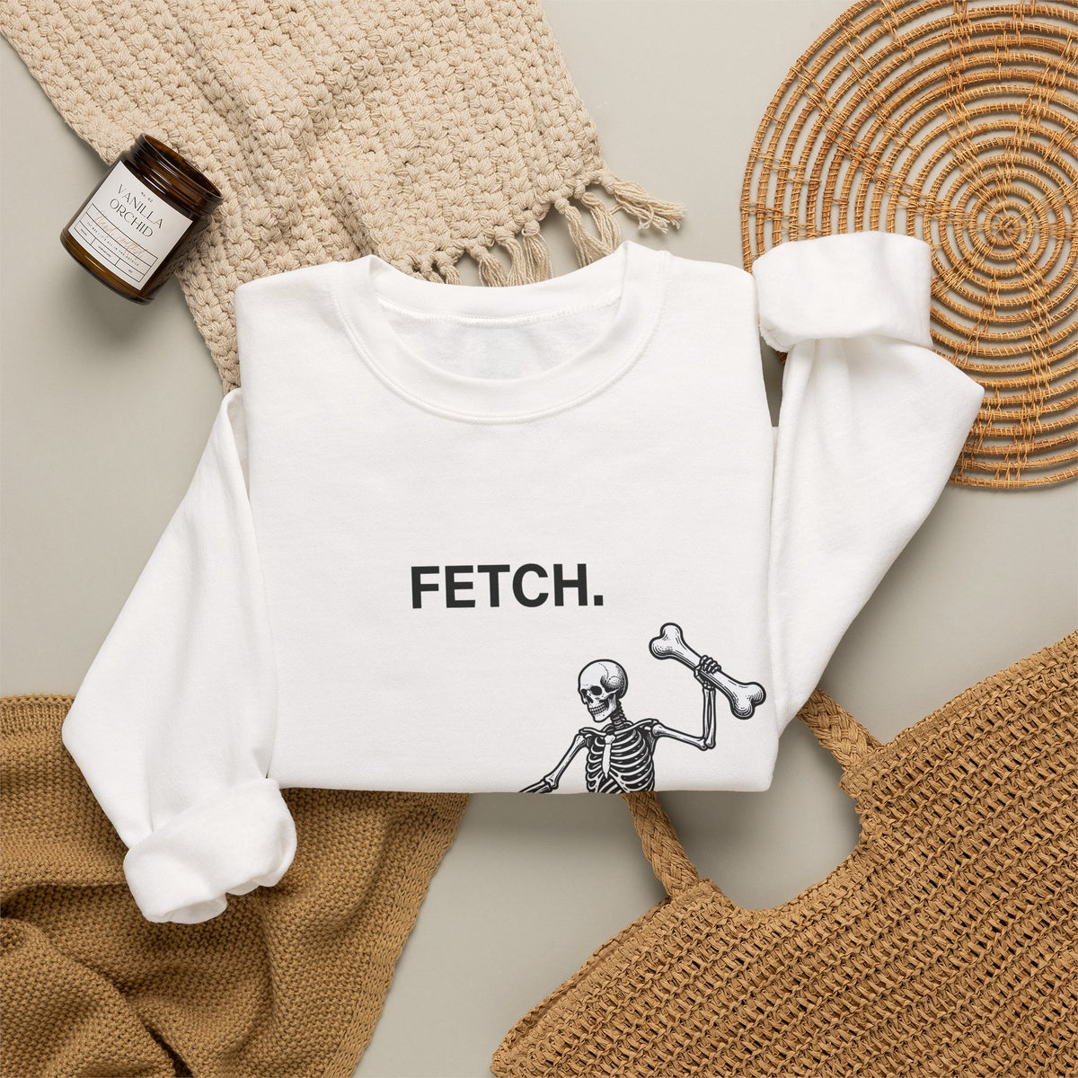 Canine Skeleton Sweatshirt Dog Fall Holiday Gift Women Old School Sweatshirt Dog Skeleton Sweatshirt Dog Fan Retro Sweatshirt Autumn Graphic Line Art Skeletal