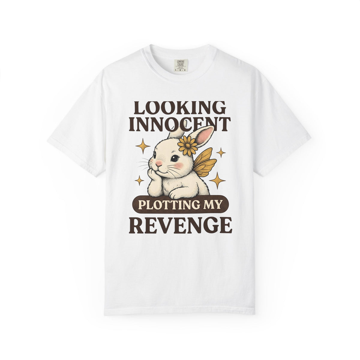 Bunny Sprite Cute Wildlife Gift Adorable Rabbit Kawaii Fan Cartoon Animal Hand Drawn T-Shirt